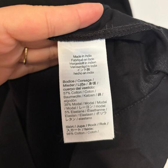 NWT J.Crew Ribbed Knit Mixy Dress In Black Size XL Petite - Picture 5 of 6